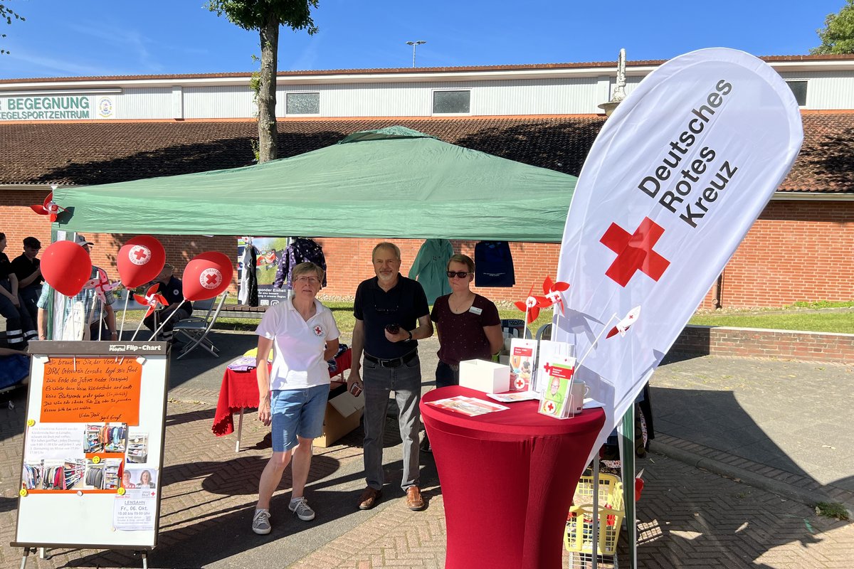 Stand des DRK auf dem Fest der Vereine und Verbände 2023