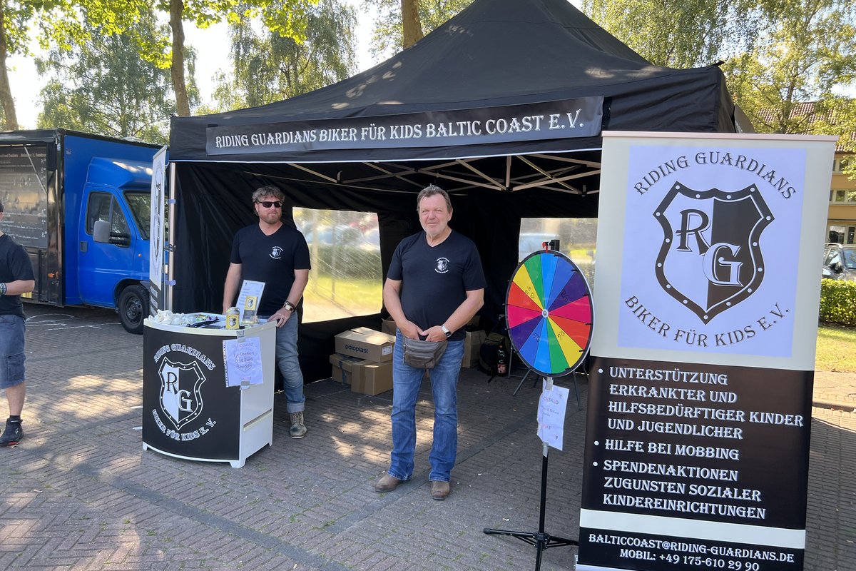 Stand der Riding Guardians auf dem Fest der Vereine und Verbände 2023